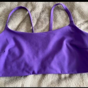 Lululemon Athletica Purple Strappy Sports Bra Size 14 Like New